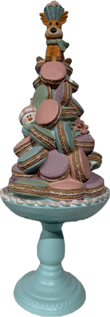 60cm Polyresin Macaroon with Metal Basement