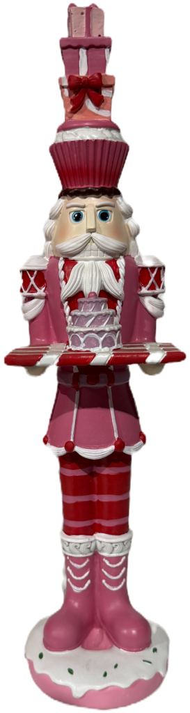 42cm Pink Nutcracker Standing on Donut