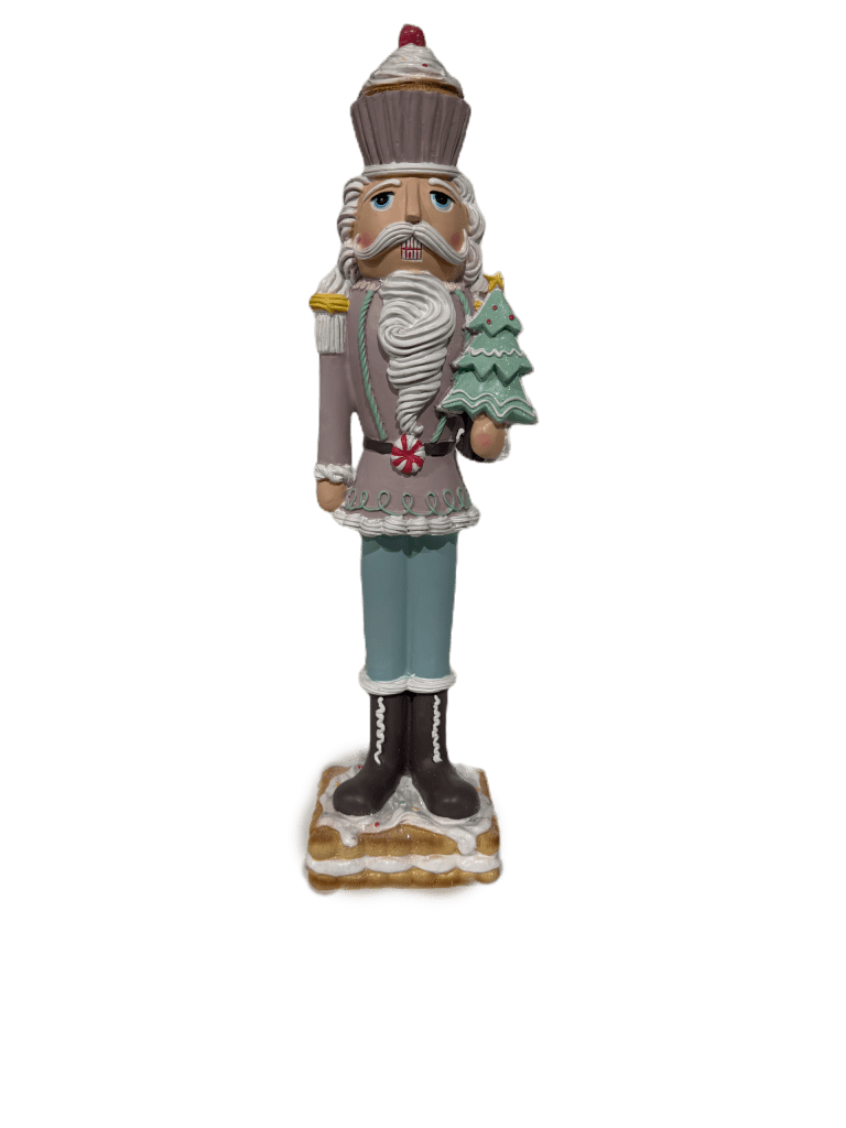 47cm Pastel Nutcracker with Tree