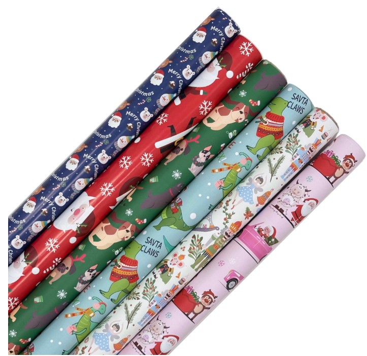 Christmas Wrap Kids Design 70cm x 5m