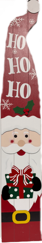 120cm Tall Santa Ho Ho Ho Christmas MDF Sign