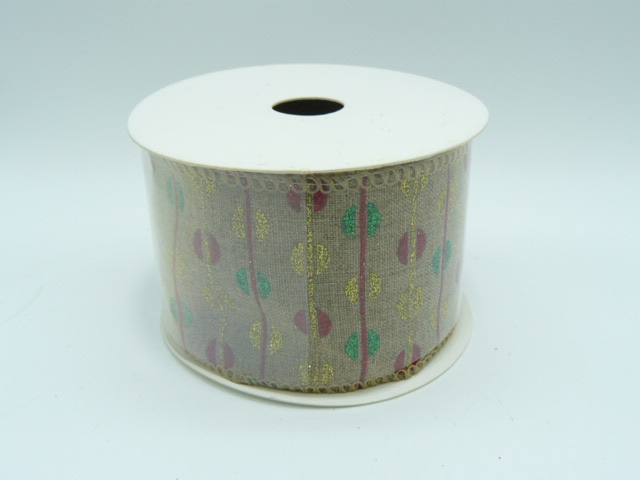 Ribbon Baubles 10mts Wire Edge