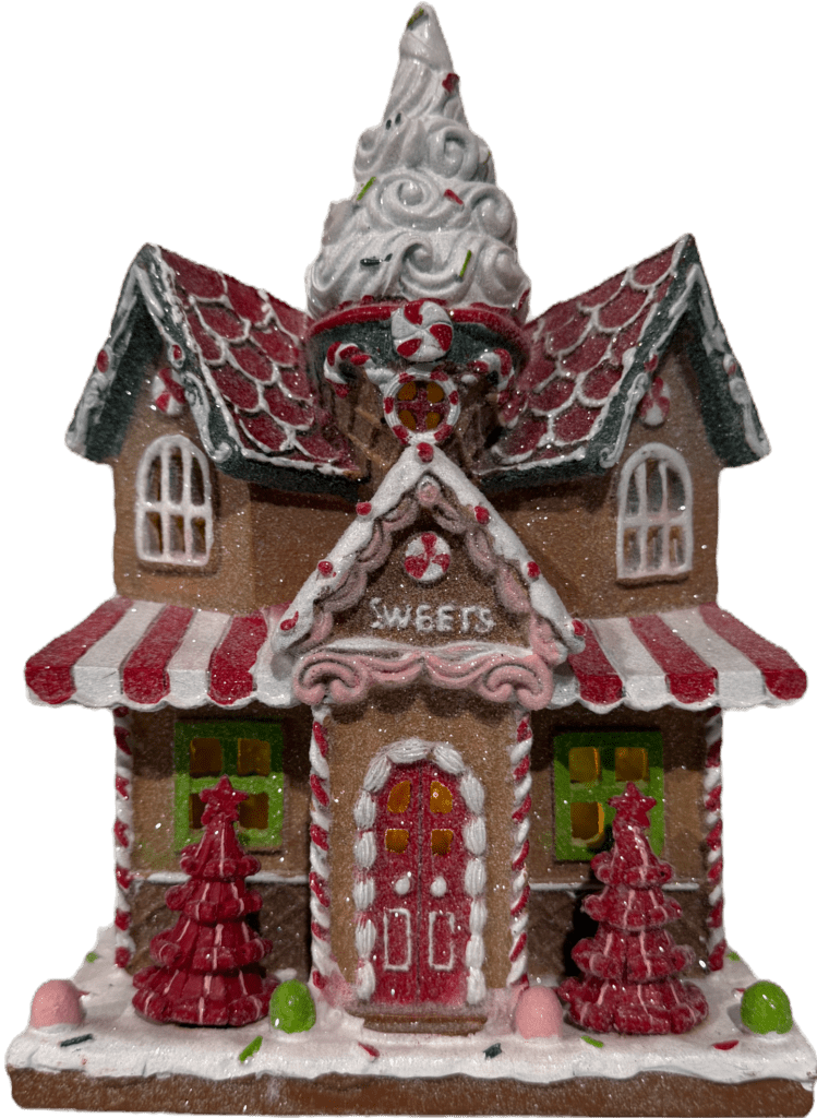 28cm LED Gingerbread House