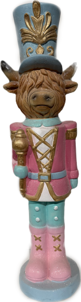 78cm Candy Soldier Cow with Blue Hat